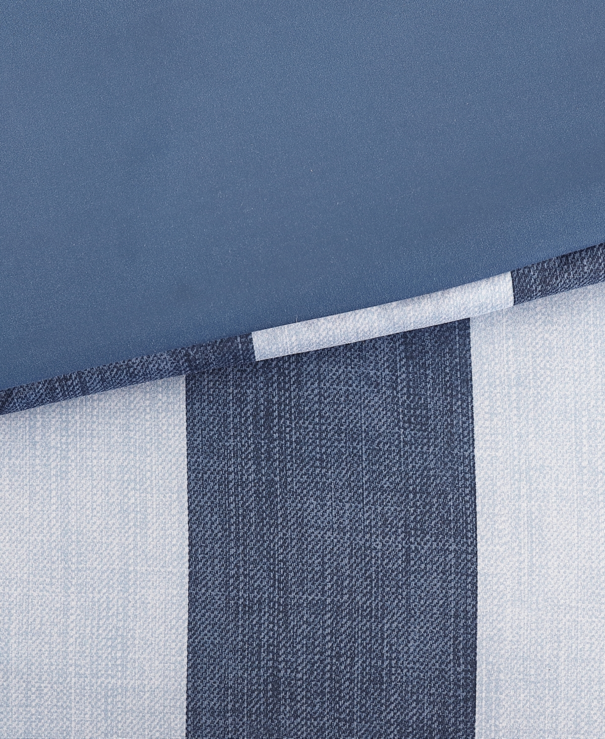 Shop Juicy Couture Denim Stripe 3-pc. Reversible Duvet Cover Set, Full/queen In Blue Stripe