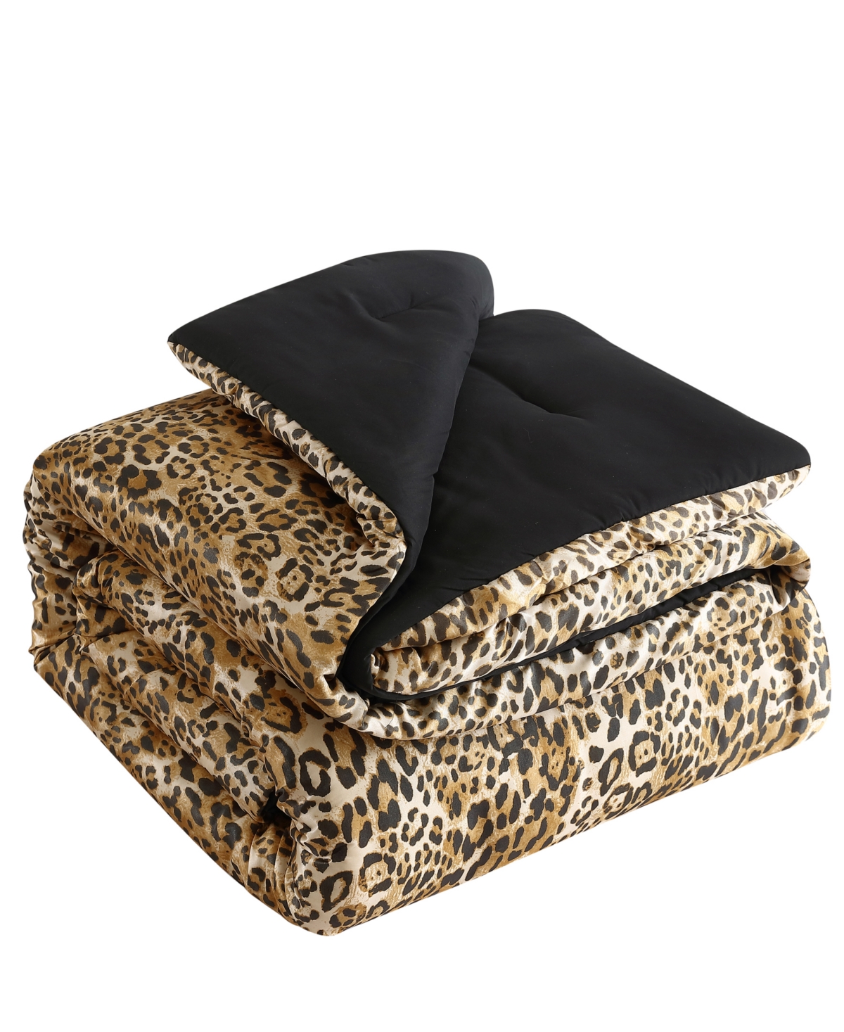 Shop Juicy Couture Monica Leopard Satin 2-pc. Reversible Comforter Set, Twin/twin Xl