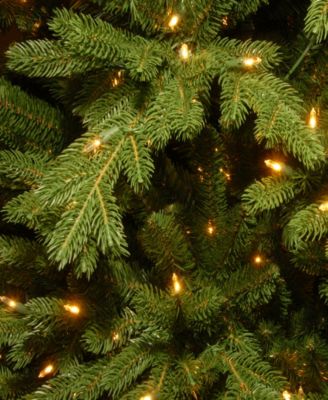 National Tree Company 7.5' Feel Real  Princeton Deluxe Fraser Fir Hinged Tree with 1000 Dual Color  LED Lights &  PowerConnect ™