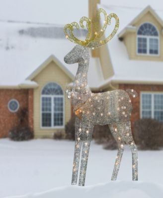 National Tree Company 60" Reindeer Decoration with Clear Lights
