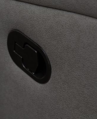 Maggie 90" Fabric with Console Manual Reclining Sofa