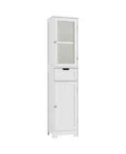 Halifax North America 5-Drawer Dresser Tower 3-Tier Storage Organizer with Steel Frame Wooden Top for Bedroom Hallway Closets Light Grey