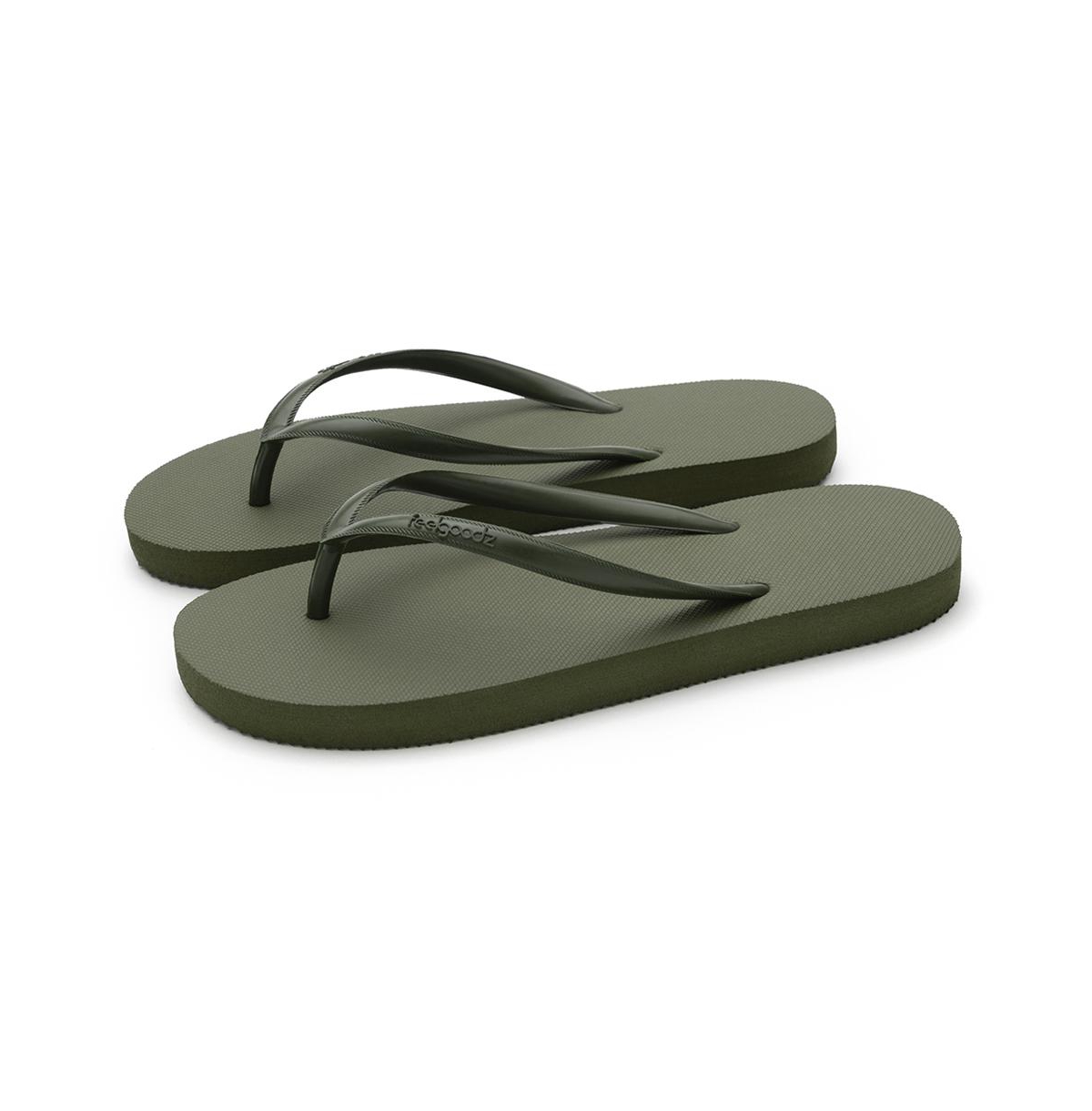 Feelgoodz Women's Slimz Core Natural Rubber Flip-Flop Thong Sandals