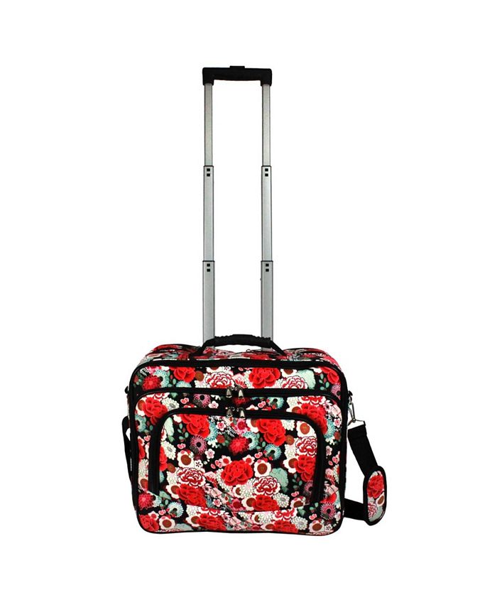 World Traveler 17 inch Rolling Laptop Case with Wheels and Handle