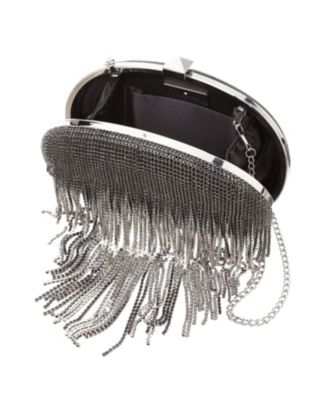 Crystal Chain Draped Minaudiere