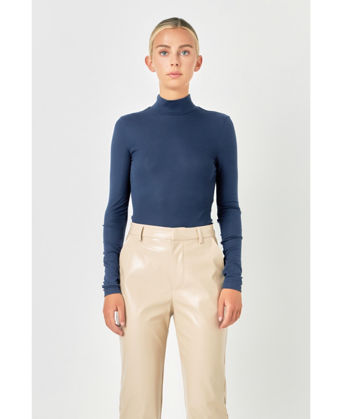 Women's Mock Neck Top