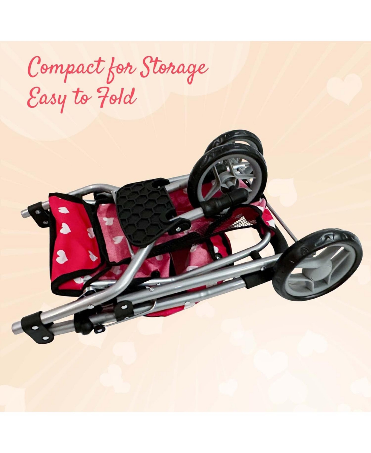 The New York Doll Collection Baby Doll Stroller - Jogging Toy Stroller