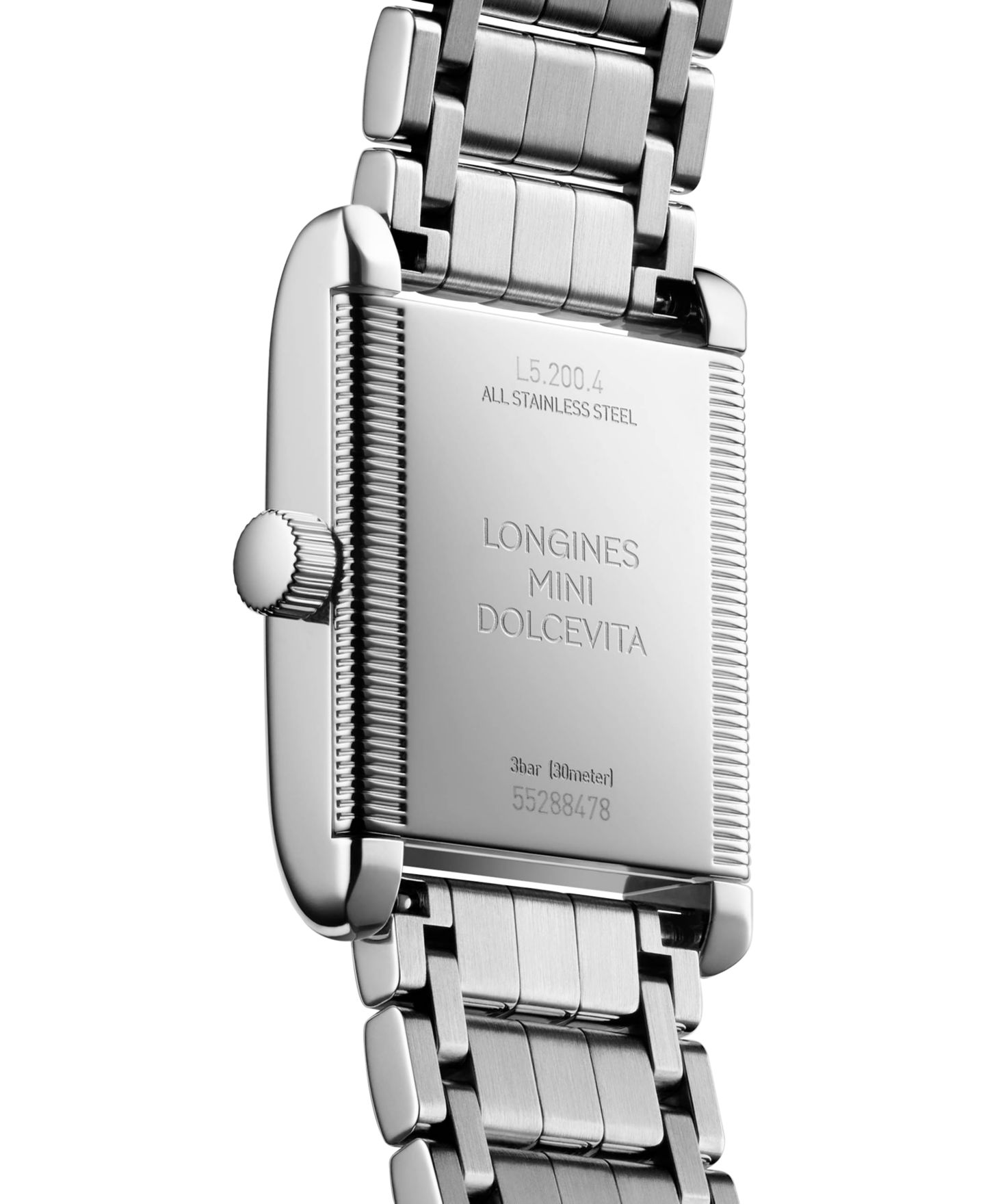 Женские часы Longines Swiss Mini DolceVita Stainless Steel Bracelet Watch 22x29mm — фото 3