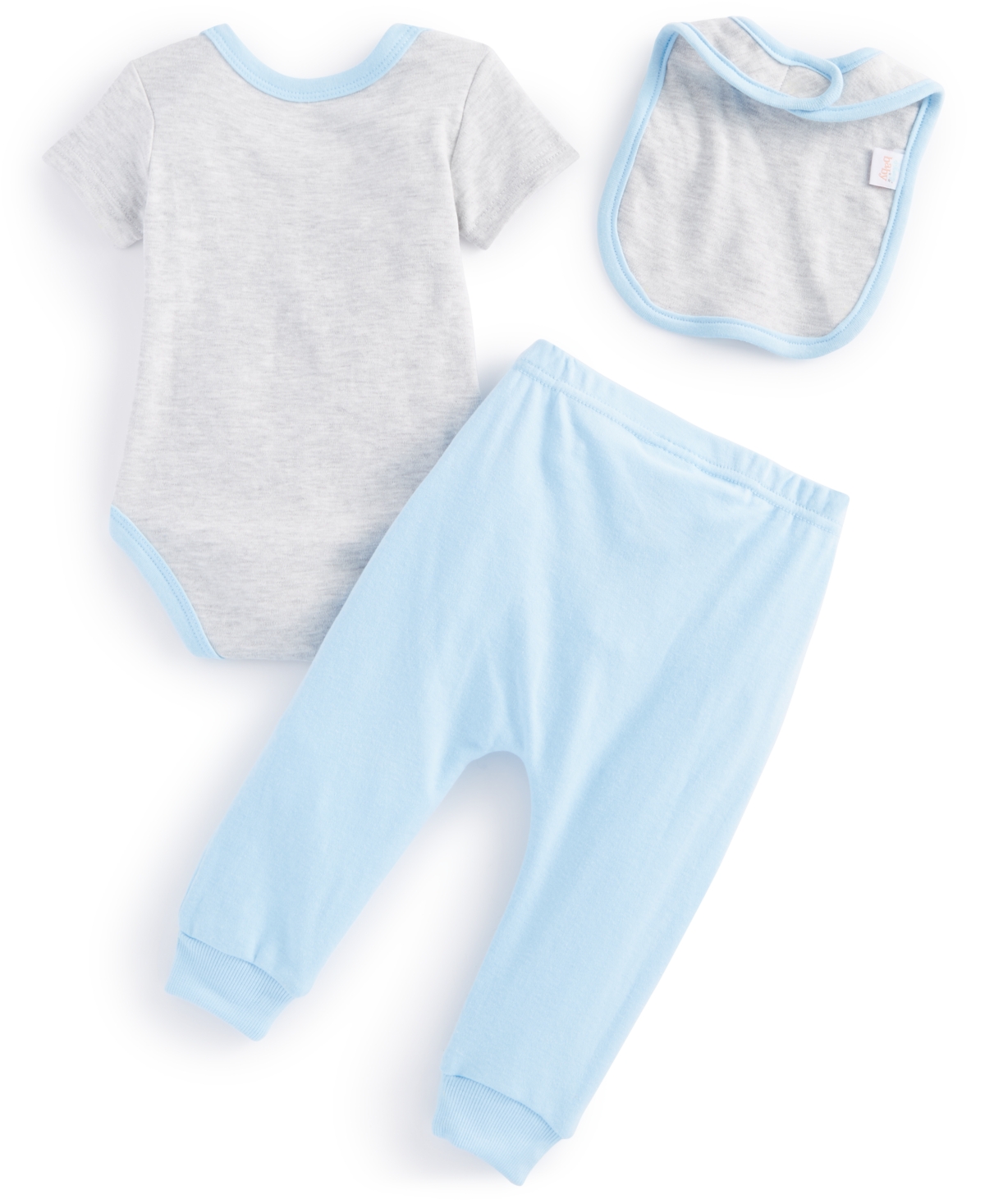 Disney Baby Mickey Mouse Bib, Bodysuit and Pants, 3 Piece Set