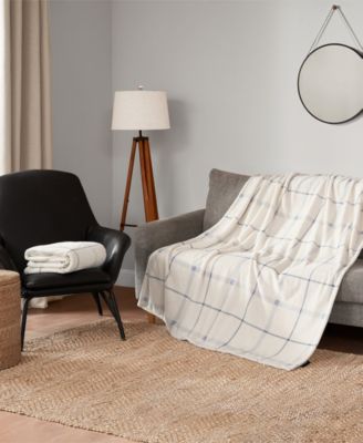 Palmdale Plaid Cozy Plush Throw, 50" x 70"