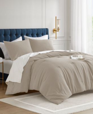 510 Design Mina Waffle Textured 3-Pc. Comforter Set, Full/Queen