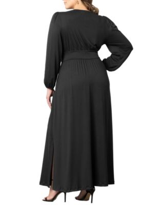 Plus Size Kelsey Long Sleeve Maxi Dress