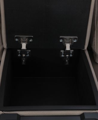 Greymel 74" Zero Gravity Fabric Loveseat with Console and Power Headrests, Created for Macy's