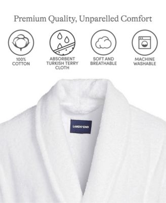 Big & Tall Calf Length Turkish Terry Robe