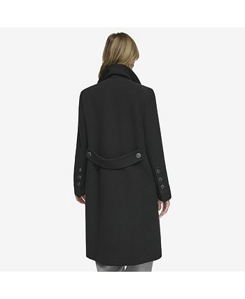 Women s Almedia Sb Wool Twill Coat With Back Belt