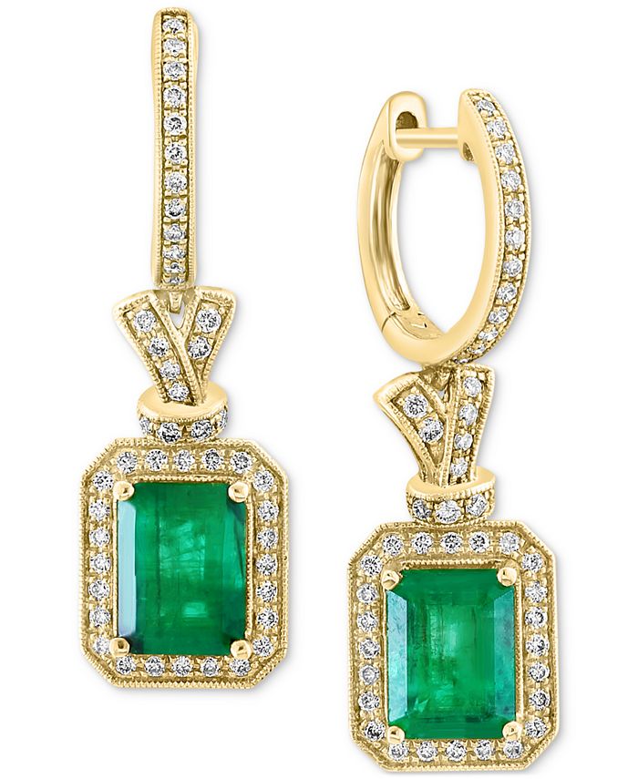 Macy's jewelry emerald earrings store