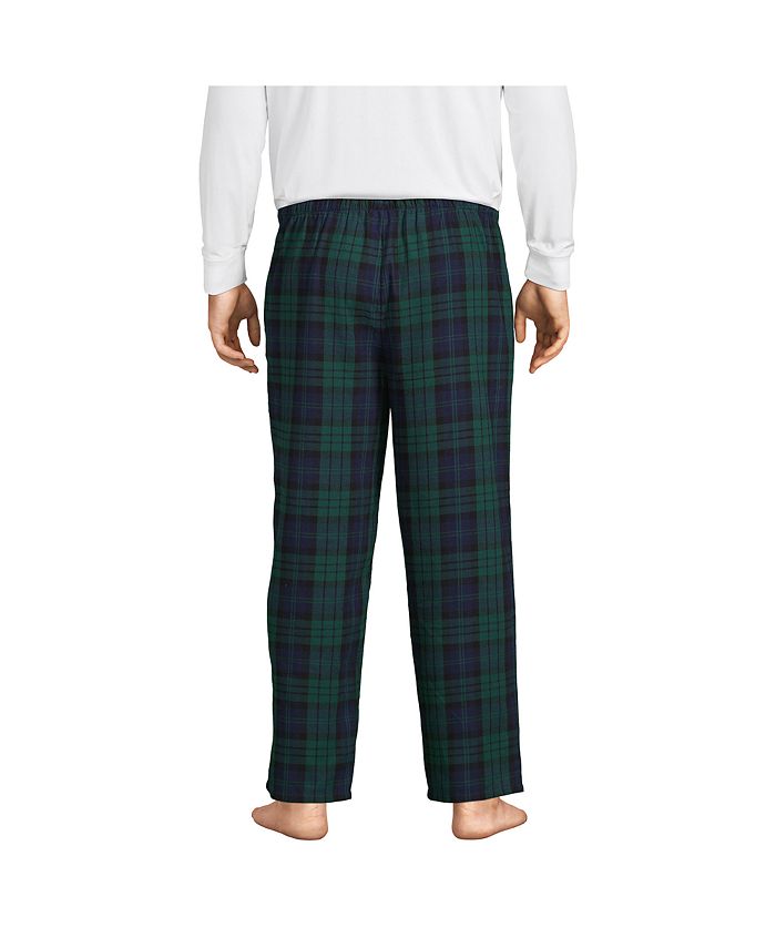 Lands' End Big & Tall Flannel Pajama Pants Macy's