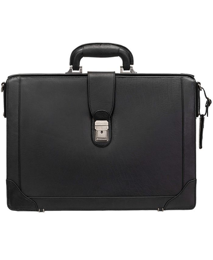 Macys top briefcase leather