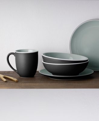 ColorTrio Coupe 16 Piece Dinnerware Set, Service for 4