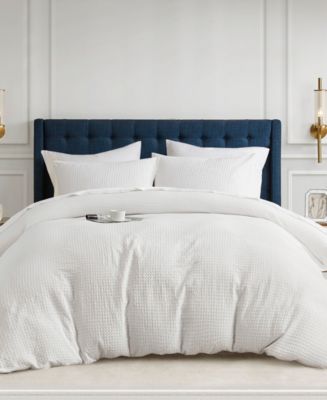 510 Design Mina Waffle Textured 3-Pc. Duvet Cover Set, King/California King