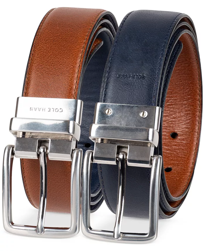 Men's Reversible Leather Dress Belt - thumbnail 5