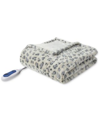 Zuri Electric Faux-Fur Throw, 50" x 70"