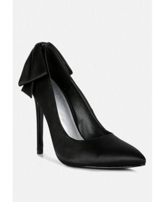 HORNET Satin Stiletto Pumps