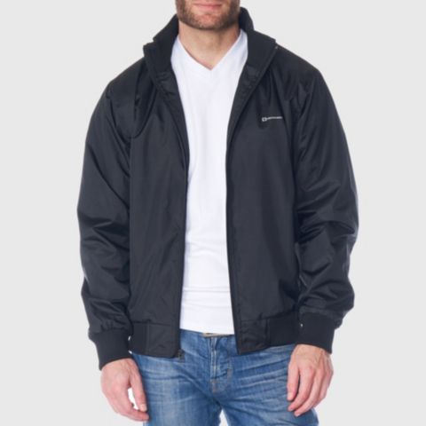 Мужское пальто Alpine Swiss Lightweight Bomber Jacket Casual Windbreaker Varsity, цвет: Чёрный