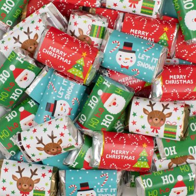 Christmas Candy Party Favors Hershey's Miniatures Chocolate, 76 Pieces