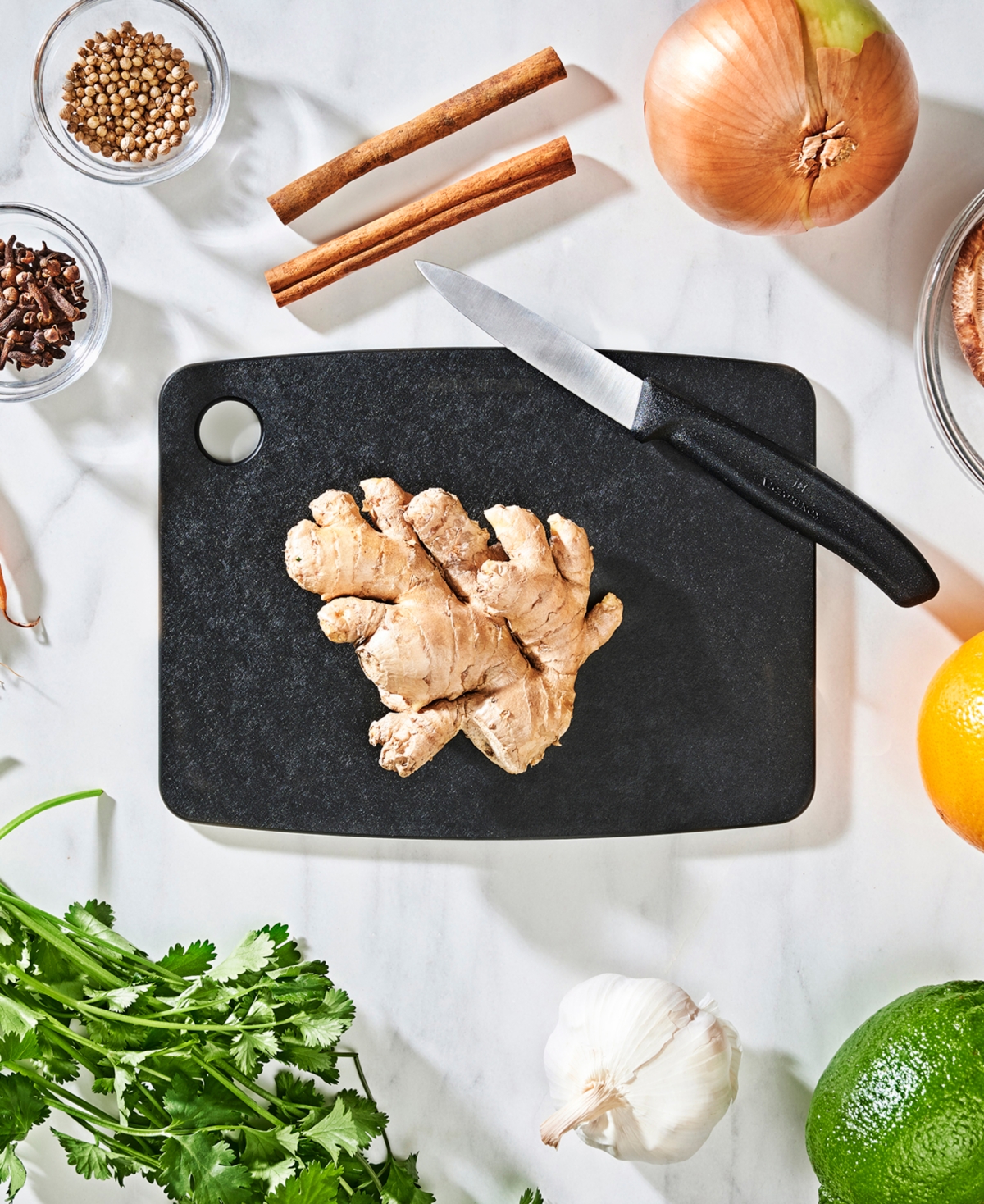 Shop Epicurean Kitchen Series 8" X 6" Cutting Board In Slate