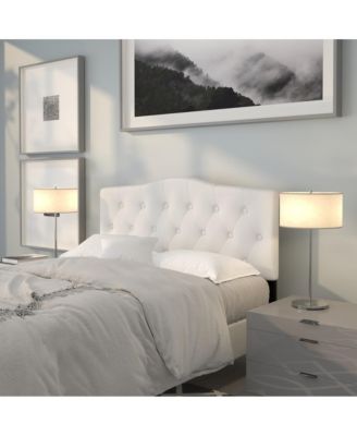 Arched Full Button Tufted Upholstered Headboard