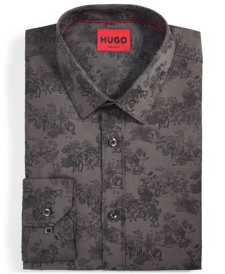 HUGO by Hugo Boss Men s Elisha Extra Slim Fit Floral Dress Shirt Macy s