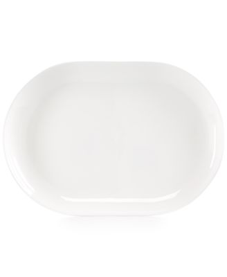 Hotel Collection - White Serveware, Bone China Deep Oval Platter