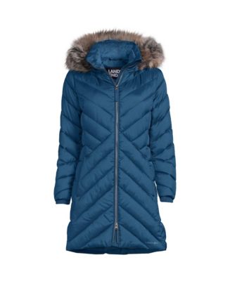 Lands end outlet puffer coat women's