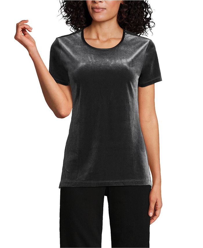 lands end women's short sleeve shirts