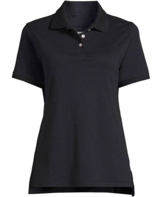 Women's School Uniform Short Sleeve Interlock Polo Shirt