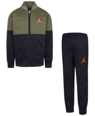 Jordan - Little Boys 2-Pc. Colorblocked Jacket & Pants Set