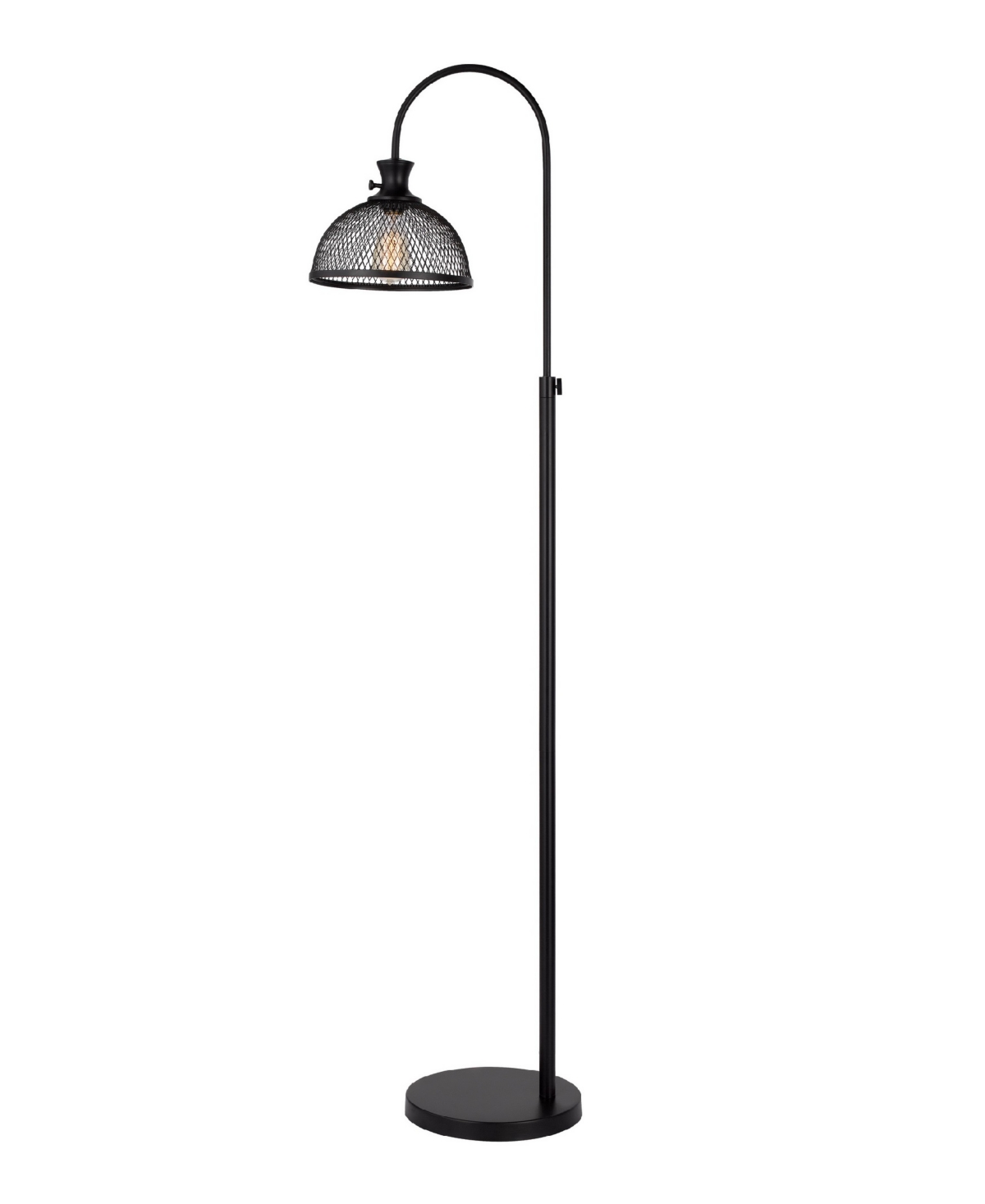 Shop Cal Lighting 48 61" Height Metal Floor Lamp In Black