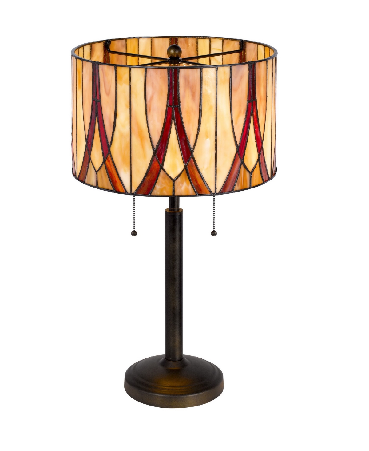 Cal Lighting 24" Height Metal Table Lamp In Antique Bronze