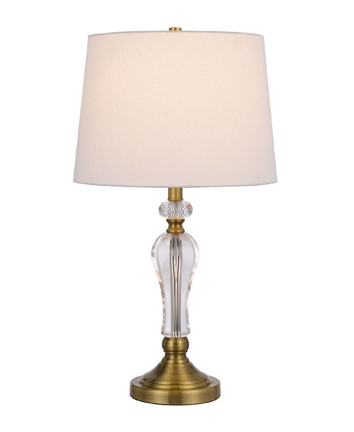Cal Lighting 25" Height Metal Table Lamp Set Macy's