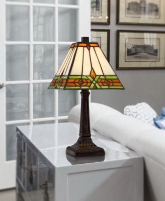 14" Height Metal and Resin Accent Lamp