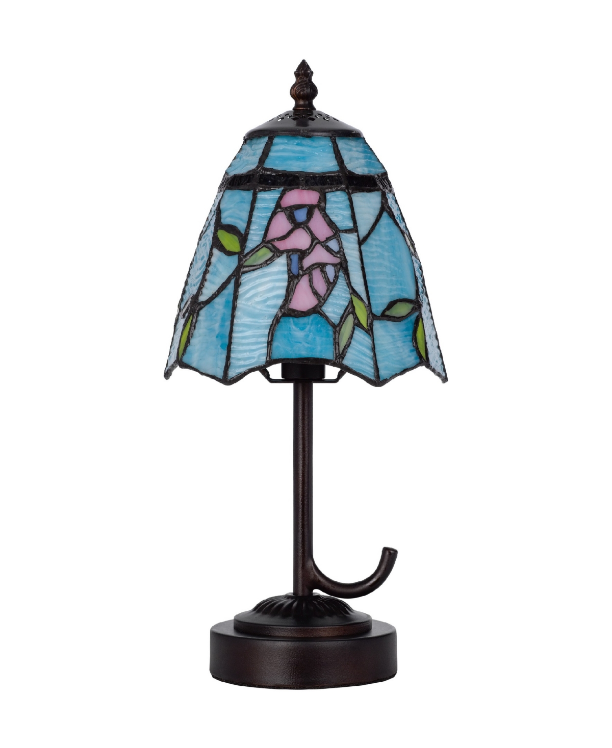 Cal Lighting 13" Height Metal And Resin Accent Lamp In Dark Bronze