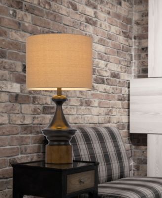 29.5" Height Metal and Wood Table Lamp