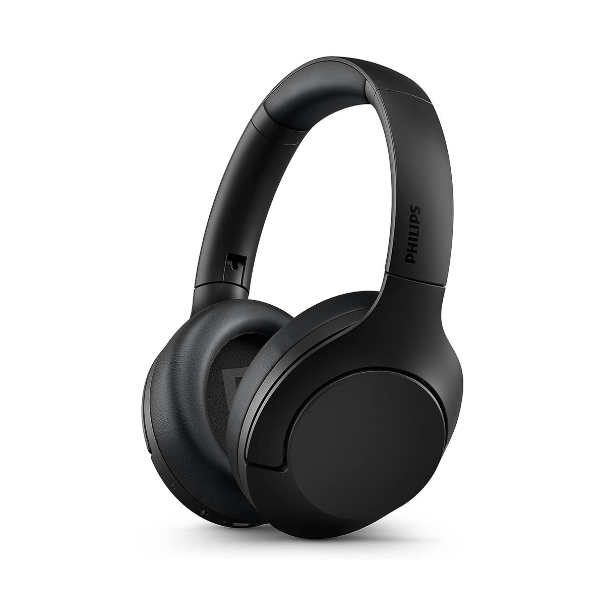Philips Wireless Noise-cancelling On-ear Headphones In Black