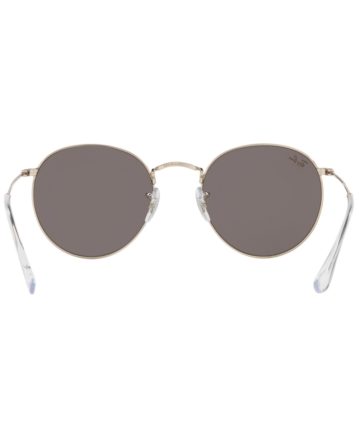 Ray Ban Unisex Round Metal Legend Gold Sunglasses, Rb3447l In Silver