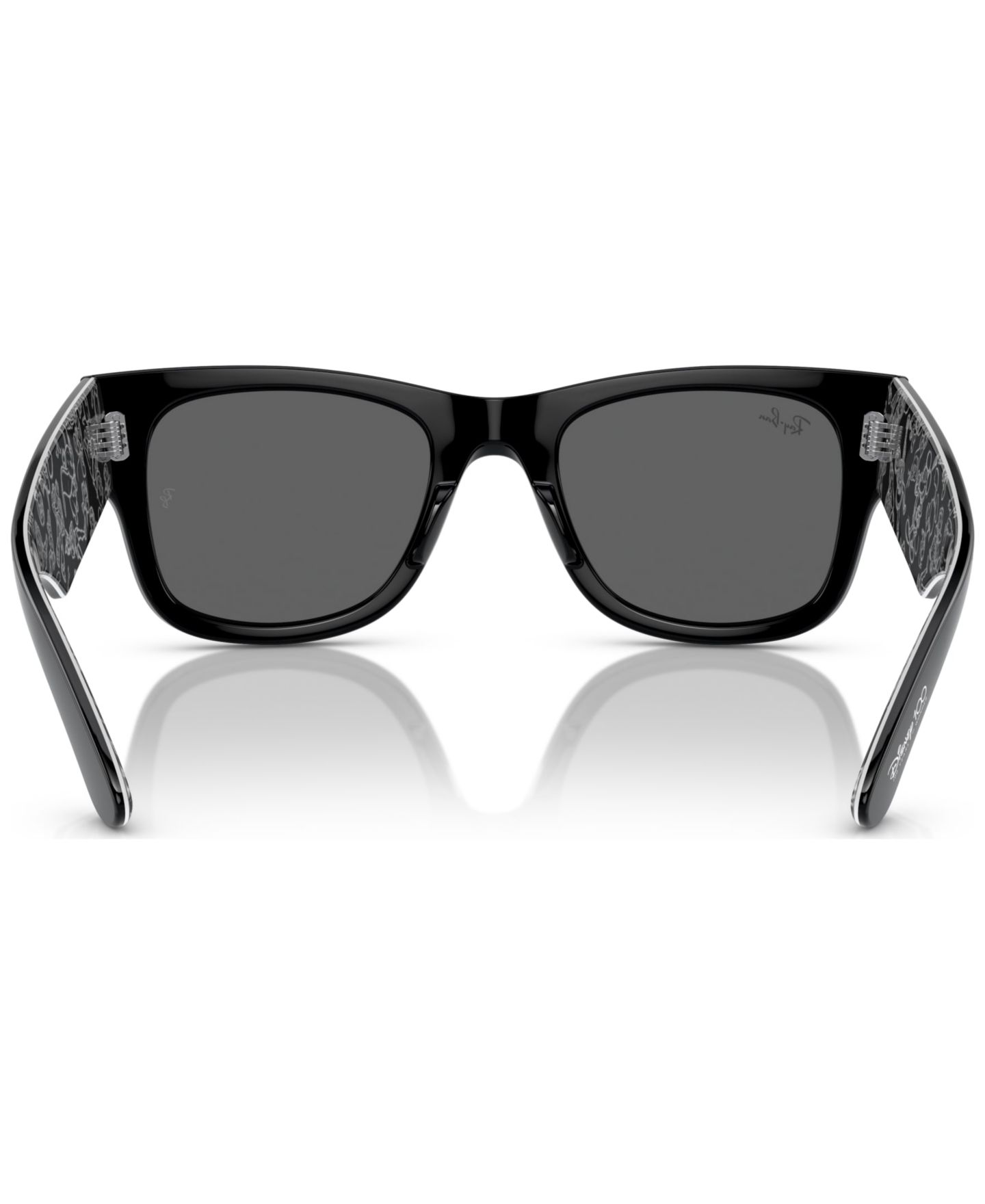 Солнцезащитные очки Ray-Ban Unisex Mega Wayfarer Disney 100th Anniversary Sunglasses, RB0840S, цвет: Чёрный — фото 4
