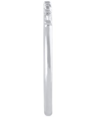 IGI Certified Diamond Baguette Band (1/20 ct. t.w.) in 14k White Gold