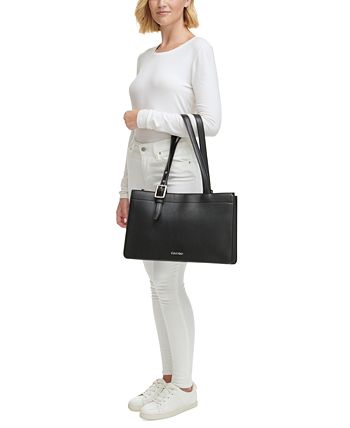 Macy's calvin klein tote top