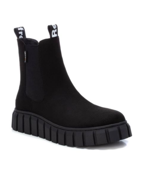 Женские ботинки XTI Chelsea Suede Ankle Booties, цвет: Чёрный