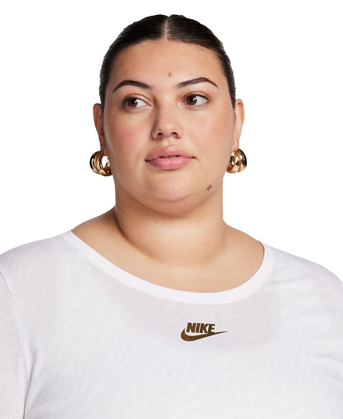 macy's nike plus size tops